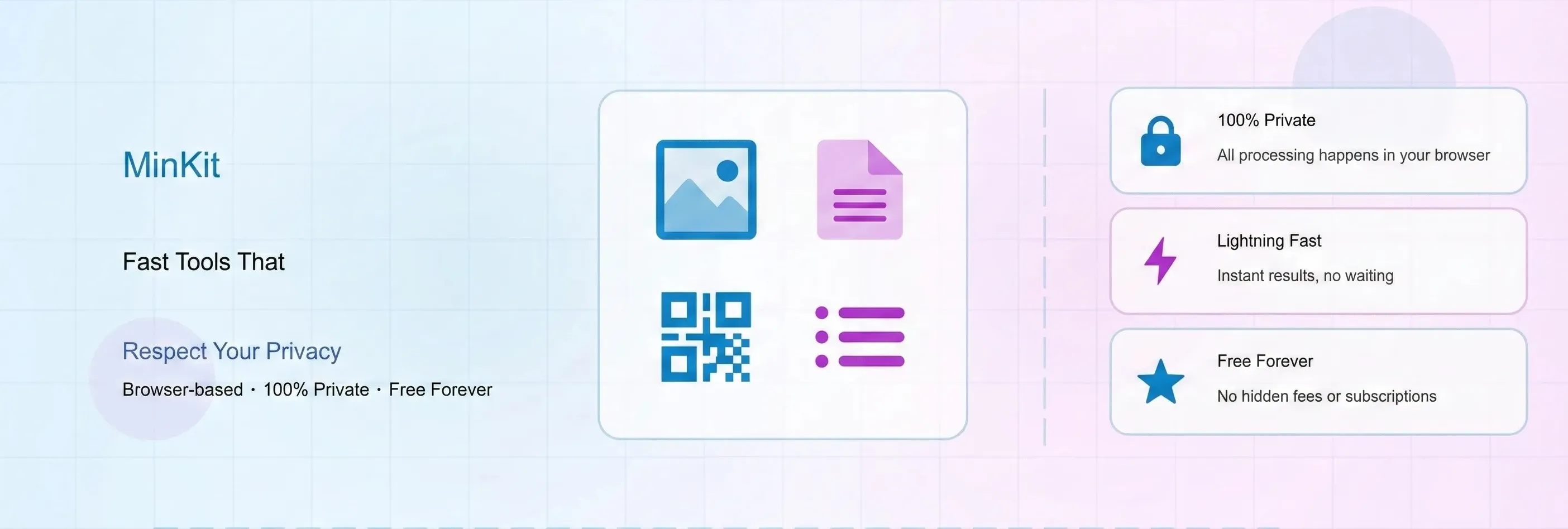 MinKit - Fast Tools That Respect Your Privacy